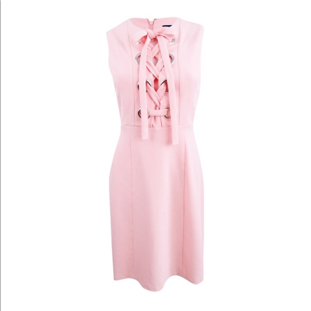 Tommy Hilfiger Grommet Lace-Up Dress